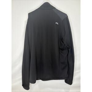 KJUS Release Jacket Mens Medium Black Insulated Quilted Golf Full Zip